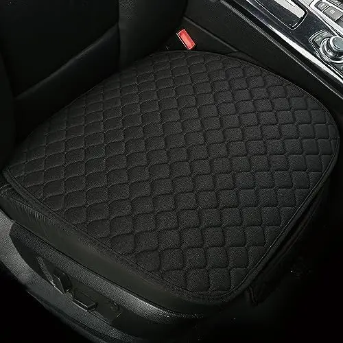 Produktbild: Bibykivn 2 Pcs Sitzkissen für Vordersitzbezüge, Anti Rutsch Autositzschoner, Kratzfest Autositzschutz, Auto Sitzauflage