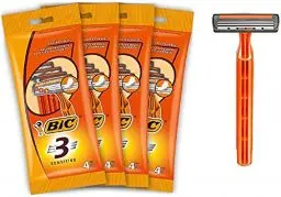 Produktbild: BIC 3 Sensitive Rasierer Herren, 16 Einwegrasierer mit je 3 Klingen, mit Aloe Vera & Vitamin E für eine sanfte Rasur
