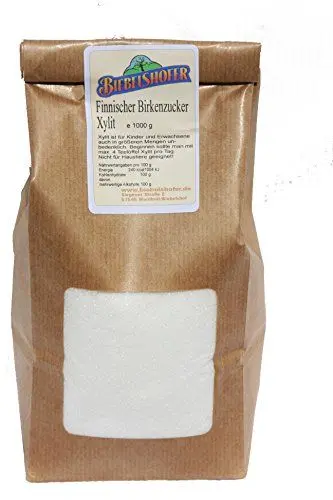 Produktbild: Biebelshofer Xylit Xylitol - Original Finnischer Birkenzucker Premiumqualität, 1er Pack (1 x 1 kg)