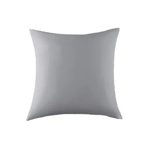 Produktbild: bienDo Kissenbezüge 80x80cm aus Bambus-So Weich und Glatt wie Maulbeerseide, Silk Kopfkissenbezüge Gegen Haarbruch, Grau, 2er Set, Kühlend, Hypoallergen, Besonders für Allergiker