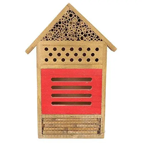 Produktbild: Bienenhaus Bienenenstall Holz Insektenholz Insektenraum Hotel Shelter Garten Dekoration Nistkasten