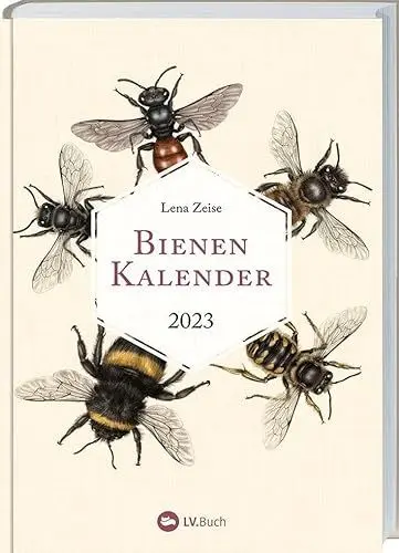Produktbild: Bienenkalender 2023: Mit einer praktischen Wochenübersicht und liebevollen Illustrationen. Taschenkalender mit Bienen-Steckbriefen für terminbewusste Naturfreunde. Eine Woche auf zwei Doppelseiten