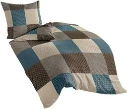 Produktbild: Bierbaum Bettwäsche 6277, Fein-Biber, Designed In Germany, Mokka 04, 155 X 220 + 80x80 Cm, KomfortgröÃŸe