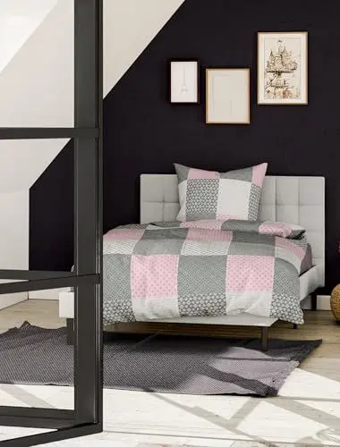 Produktbild: Bierbaum, Designed in Germany, Bettwäsche, Rosa, 135 x 200 cm