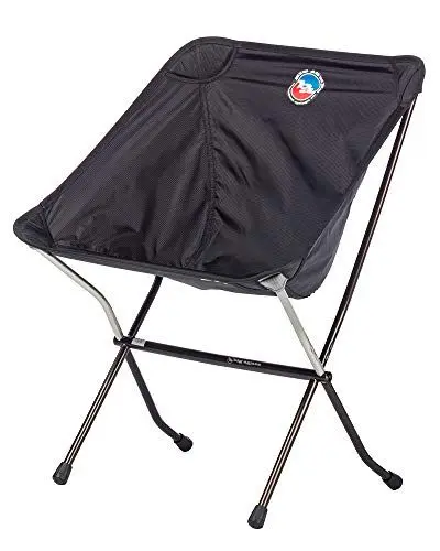 Produktbild: BIG AGNES Inc Skyline Ultralight Backpacking Chair for Fast and Light Adventures, Black Campingmöbel, Aluminium, Schwarz, Einheitsgröße