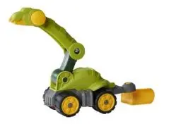 Produktbild: BIG - Dinosaurier-Bagger T-Rex - aus der Edition Power-Worker Mini-Dinos, Spielzeug-Fahrzeug mit Bagger-Funktion und Rechen für Kinder ab 2 Jahren