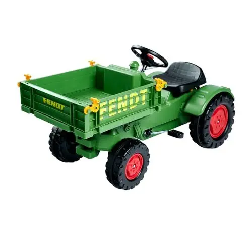 Produktbild: BIG - Fendt Geräteträger - Kindertraktor, Spielfahrzeug mit Präzisionskettenantrieb, 3-fach verstellbarer Sitz, bis 50 kg, Fendt Lizenz, für Kinder ab 3 Jahren