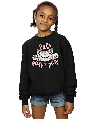 Produktbild: Big Bang Theory Mädchen Soft Kitty Purr Sweatshirt 7-8 Years Schwarz