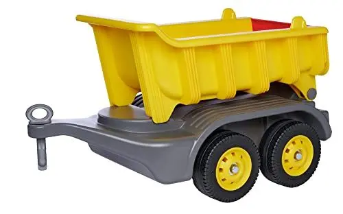 Produktbild: Big Power Worker - Maxi Anhänger (49cm) mit Flüsterrädern - Zubehör für die Power Worker Baustellenfahrzeuge, für Kinder von 3-7 Jahre, kompatibel mit Maxi Kipper, Maxi Bagger und Maxi Kran