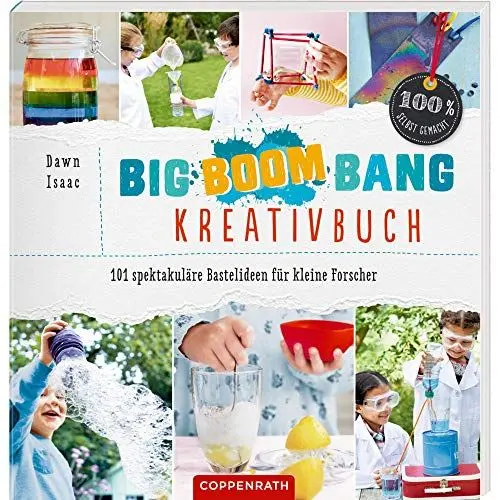 Produktbild: Big-Boom-Bang-Kreativbuch: 101 spektakuläre Bastelideen für kleine Forscher (100% selbst gemacht)