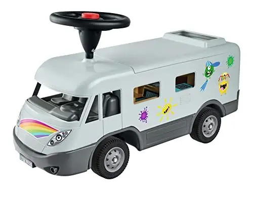 Produktbild: BIG-Camper – Rutsch- und Spielauto - Spielzeug-Wohnmobil mit Flüsterrädern zum Fahren und Spielen für Kinder von 2 - 5 Jahren, Kinderauto für drinnen und draußen