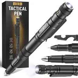 Produktbild: BIIB Geschenke für Männer, Multitool Pen mit LED Gadgets für Männer, Geschenke für Papa, Geburtstagsgeschenk für Männer, Männergeschenke, Papa Geschenk, Jahrestag Geschenk für Ihn