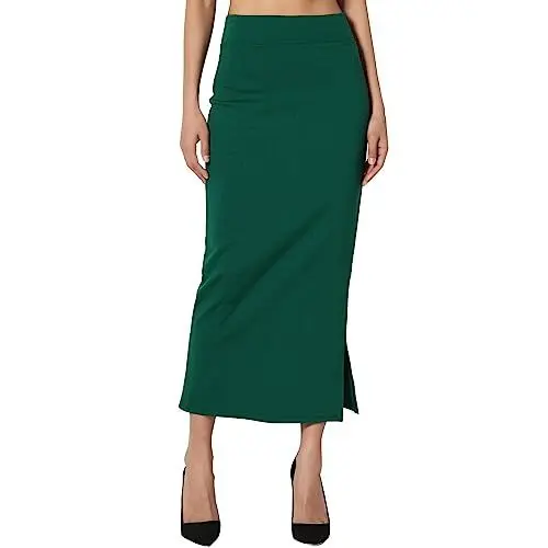 Produktbild: biJerou Ist Alles in Ordnung S~3X aus -Strick mit seitlichem, hoher Taille und mittlerer Wade (Green, M)