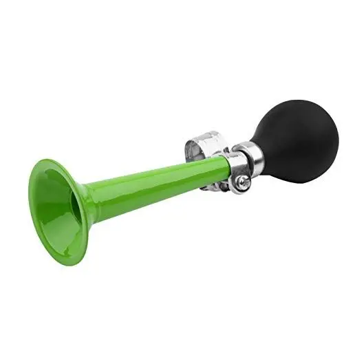 Produktbild: Bike Air Horn Fahrradklingel, Fahrradhorn Fahrradglocke Metal Klassische Lufthörner Fahrradhorn mit Quetschbirne für Fahrzeuge, Fahrräder, Golfwagen(Grün)
