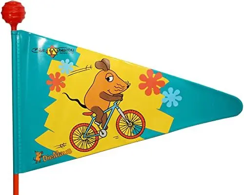 Produktbild: Bike Fashion Unisex Jugend Sicherheitswimpel-03192747 Sicherheitswimpel, Violett/Bunt, Einheitsgröße