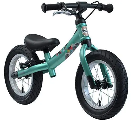 Produktbild: BIKESTAR Mitwachsendes Kinder Laufrad Lauflernrad Kinderrad für Jungen und Mädchen ab 3-4 Jahre | 12 Zoll Flex Sport Kinderlaufrad | Petrol Grün | Risikofrei Testen