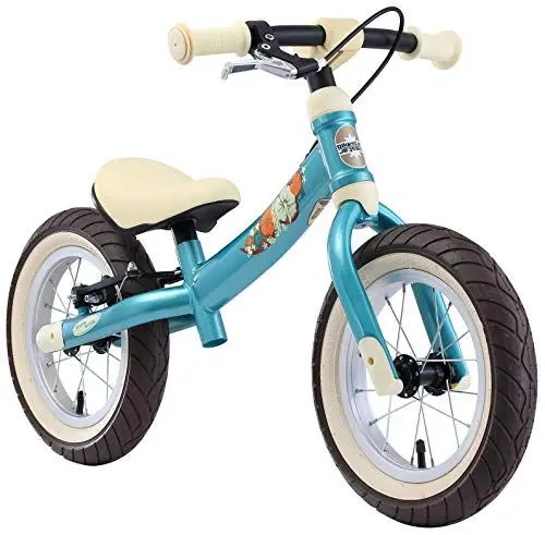 Produktbild: BIKESTAR Mitwachsendes Kinder Laufrad Lauflernrad Kinderrad für Jungen und Mädchen ab 3-4 Jahre | 12 Zoll Flex Sport Kinderlaufrad | Türkis | Risikofrei Testen