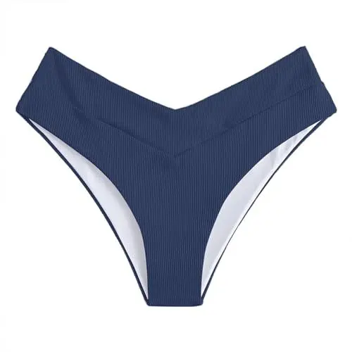 Produktbild: Bikini Perioden Badebekleidung Badehose Strömungsabsorption High Waist Bikini Hose Auslaufsichere Perioden Hose zum Schwimmen Bikini Slips Postpartum Slips Absorbierend für Periode,