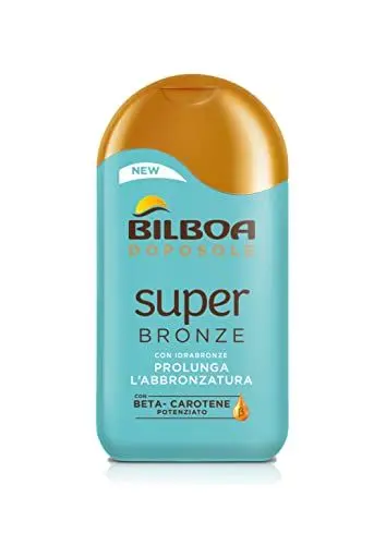 Produktbild: Bilboa, Superbronze-After-Creme, verstärkte Formel mit IdraBronze- und Betacarotin-Komplex, verlängert die Bräunung und befeuchtet die Haut, dermatologisch getestet - 200 ml