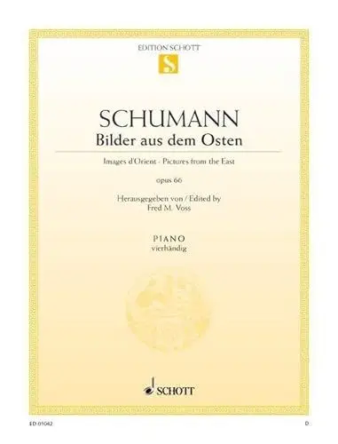 Produktbild: Bilder aus dem Osten: 6 Impromptus. op. 66/1. Klavier 4-händig.: 6 Impromptus. op. 66/1. piano (4 hands). (Edition Schott Einzelausgabe)