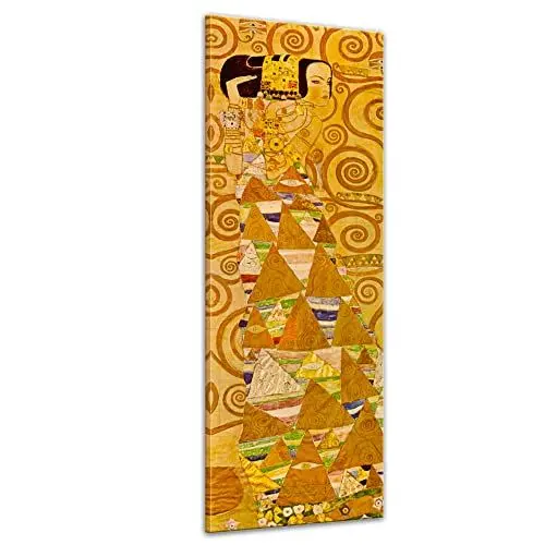 Produktbild: Bilderdepot24 Bild auf Leinwand | Gustav Klimt Die Erwartung in 50x160 cm als Wandbild | Wand-deko Dekoration Wohnung alte Meister | 180952-1-50x160