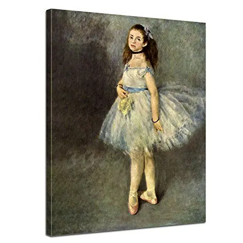 Produktbild: Bilderdepot24 Bild auf Leinwand | Pierre-Auguste Renoir Die Balletttänzerin in 30x40 cm als Wandbild | Wand-deko Dekoration Wohnung alte Meister | 180278-30x40