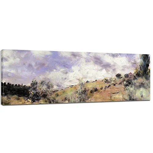Produktbild: Bilderdepot24 Bild auf Leinwand | Pierre-Auguste Renoir Starker Wind in 90x30 cm als Wandbild | Wand-deko Dekoration Wohnung alte Meister | 180274-90x30