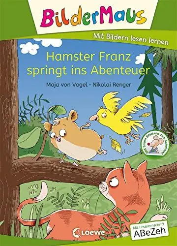 Produktbild: Bildermaus - Hamster Franz springt ins Abenteuer: Mit Bildern lesen lernen - Ideal für die Vorschule und Leseanfänger ab 5 Jahren - Mit Leselernschrift ABeZeh