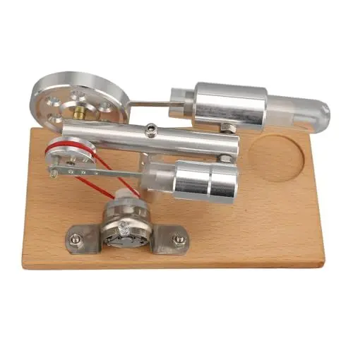 Produktbild: Bildungs-Heißluft-Stirlingmotor-Spielzeug, Exquisite Handwerkskunst, Robuste und Robuste Struktur, Multifunktionaler Pädagogischer Stromgenerator für Studenten