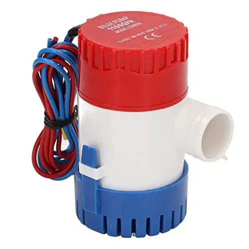 Produktbild: Bilgenpumpe, Universelle 12-V-elektrische Marine-Wasserpumpe, 29-mm-ID-Schlauch, Tauchboot-Wasserpumpe