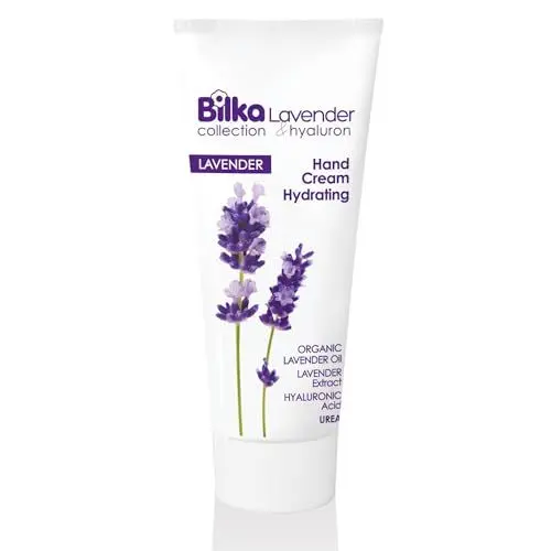 Produktbild: Bilka Collection Lavender & Hyaluron Handcreme Hydratisierend mit Lavendelöl, Hyaluronsäure, Urea, Mandel- und Avocadoöl für Weiche, Jugendliche Hände, 100 ml