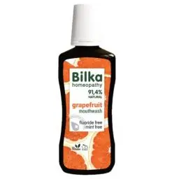 Produktbild: Bilka Homeopathy Grapefruit Mundspülung, Natur Mundwasser geeignet zur Prophylaxe und Erfrischung der Mundhöhle, Fluoridfrei, Mentholfrei, 1x250ml