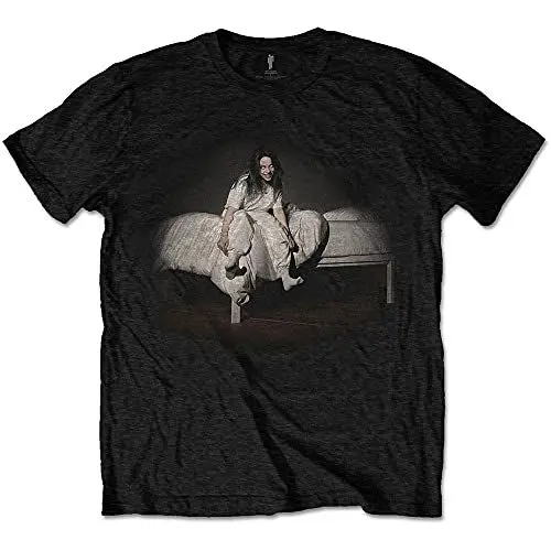 Produktbild: Billie Eilish Herren BILLIETS11MB03 T-Shirt, Schwarz, L