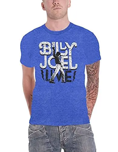 Produktbild: Billy Joel T Shirt Glass Houses Live Logo Nue offiziell Herren Blau XL