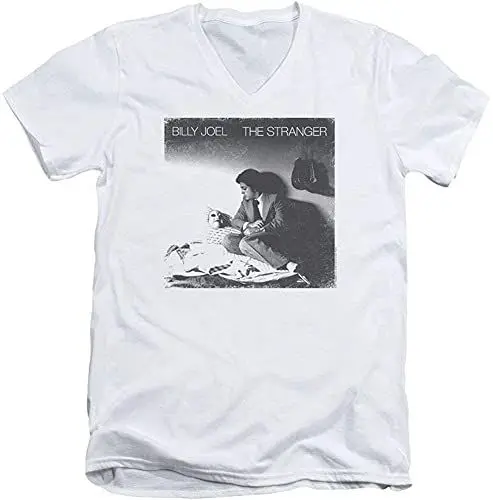 Produktbild: Billy Joel The Stranger-S Adult V-Neck 30 1-White T-Shirts & Hemden(XX-Large)