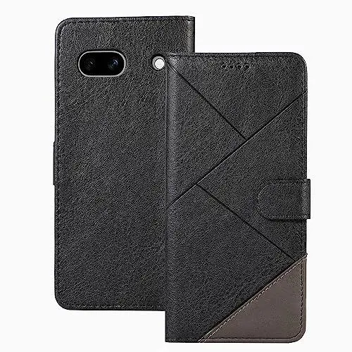 Produktbild: binandteam Hülle für Google Pixel 7a 5G Handyhülle, Flip Cover PU Lederhülle Book Case Magnetverschluss Schutzhülle Ständer Kompatibel für Google Pixel 7a 5G - Schwarz