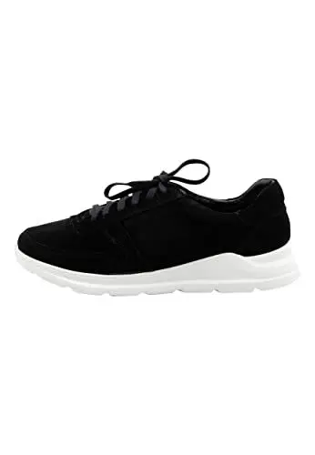 Produktbild: binji Herren Sneakers aus Veloursleder Sneaker, Schwarz, 41 EU