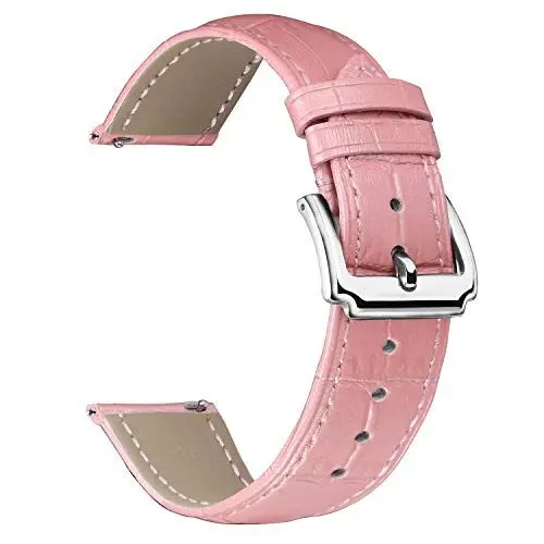 Produktbild: BINLUN Leder Uhrenarmband Schnellwechsel-Lederarmband Ersatz für Herren Damen 10mm, 12mm, 14mm, 15mm, 16mm, 17mm, 18mm, 19mm, 20mm, 21mm, 22mm, 23mm