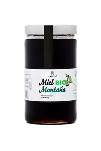 Produktbild: BIO Berghonig aus Spanien - BIO MOUNTAIN HONIG - Premium Qualität - reines Naturprodukt - im Glas, Größe:900 g, Geschmack:Berg