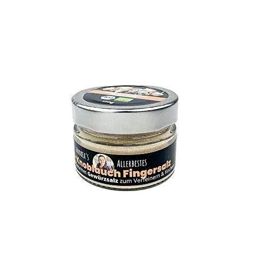 Produktbild: BIO Gourmet Gewürzsalz zum Grillen, Kochen & Verfeinern - Handgemacht im Allgäu (Zimt-Knoblauch, 6x120g)