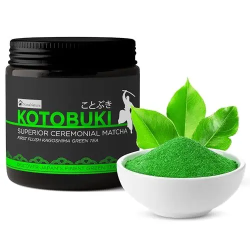 Produktbild: BIO MATCHA KOTOBUKI - Superior Ceremonial Grade Matcha Grüntee Pulver - Original aus Japan (20, Gramm)