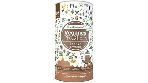 Produktbild: BIO Protein vegan | Schoko | DE-ÖKO-006 | 10 pflanzliche Proteinquellen | Ohne Süßungsmittel | Ohne Soja & Gluten | Premiumqualität vom Bodensee | Made in Germany (1000g, Schokolade)
