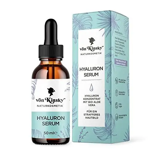 Produktbild: Bio Hyaluron Serum - Hyaluronsäure Straffende Feuchtigkeitspflege - 50ml - Hyaluron - Made in Germany - von Kinsky