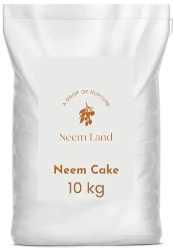 Produktbild: Neem Land Bio Neem Kuchen 10kg - Natürliches Düngemittel und Bodenverbesserer, Ökologischer Schutz für Pflanzen, Stärkt Wurzeln & fördert Gesundes Pflanzenwachstum