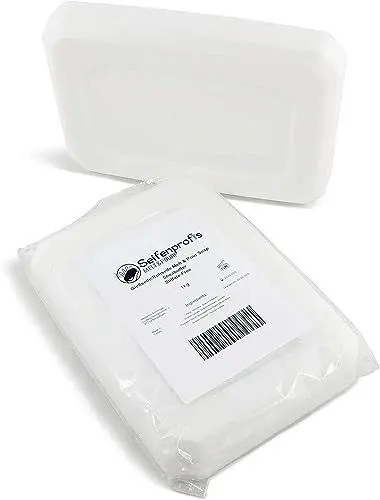 Produktbild: Bio Sheabutter - Glycerinseife, Rohseife, Seifenbasis zum Seifengießen, 100% Vegan (SLS + SLES Frei)