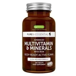 Produktbild: Multivitamin Tabletten, Vitamin für Frauen mit extra Eisen, Folsäure als Folat, Zink, Selen & Vitamin D3, bioaktiv und vegan, 180 Tabletten, 3 Monatsvorrat, von Igennus