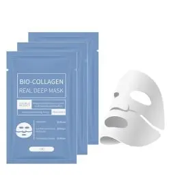 Produktbild: Bio-Collagen Real Deep Mask, Biodance Collagen Mask for Face Overnight, Korean Gesichtspflege Kollagen Film Hydrating Anti-Aging Gesichtsmaske