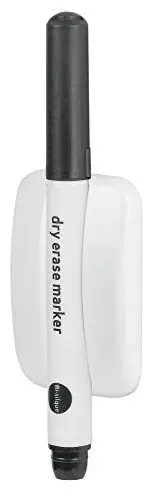 Produktbild: Bi-Office AA0516 Marker mit Tafelreiniger, Trocken abwischbare, schwarz