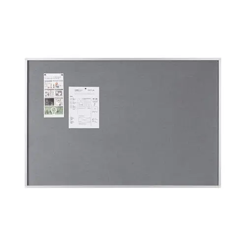 Produktbild: Bi-Office Filztafel New Generation, Pinnwand mit Aluminiumrahmen, 120 x 90 cm, Grau