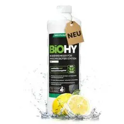 Produktbild: BiOHY Bodenreiniger für Wischroboter Station mit Frischeduft (1l Flasche) | Reinigungsmittel Konzentrat für alle Wisch & Saugroboter mit Nass-Funktion | Schaumarm & Streifenfrei | Für alle Böden